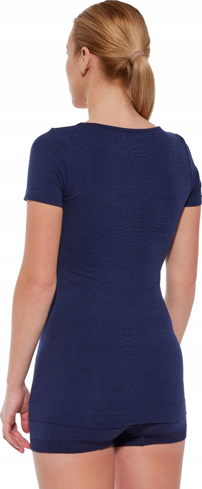 Bluzë termoaktive BRUBECK Comfort Merino për gra, lesh Merino, madhësia XL, blu navy