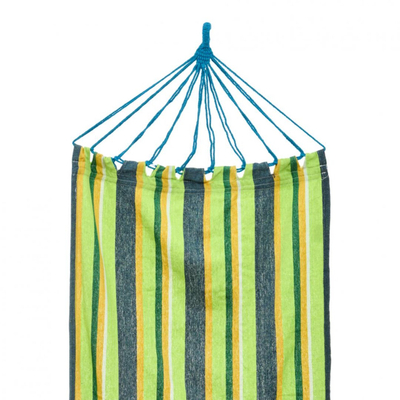 Varëse Heinner Stripes Hammock, 200x80 cm, pambuk poliester, e gjelbër