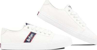 Машки патики Lee Cooper LCW-24-02-2143MB, текстил, гумен ѓон, бели