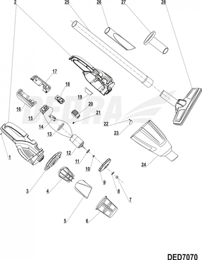 Stërvitëse vidash pa kabëll 12V, 1.5Ah, 0–650rpm, metalike