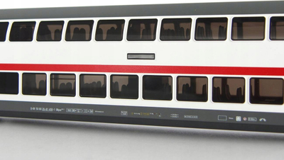 Vagon model PIKO Hobby DBAG IC 58802, shkallë HO 1:100, dykatësh, i bardhë