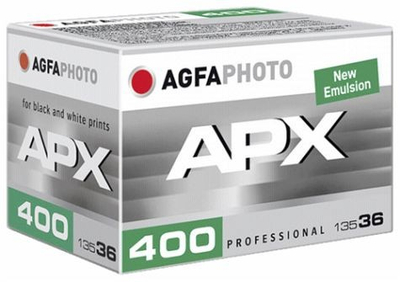 Film fotografik AgfaPhoto APX 400, bardh e zi, 35mm, 36 poza
