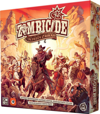 Zgjerim loje tavoline Portal Games Zombicide Undead or Alive Riders from Nowhere, 6 Survivors, Nightmarish Steed