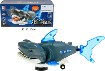 Lodër hipje Swede Riding Shark G7265, me drita e tinguj