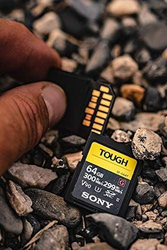 Kartë memorie Sony SF-G Tough 64GB, SDXC UHS-II, V90 U3, e zezë