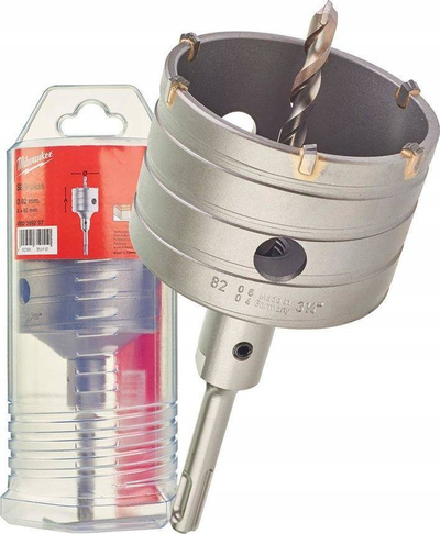 Frexhon bërthamë Milwaukee TCT SDS plus, 82mm, 182mm, gri