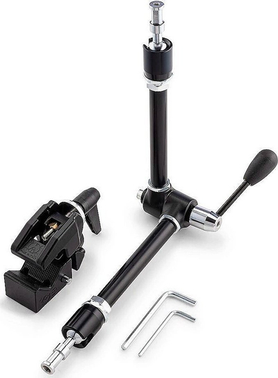 Krah magjik fotografik Manfrotto 143R, me Superclamp, mban deri 3 kg, ngjyrë e zezë