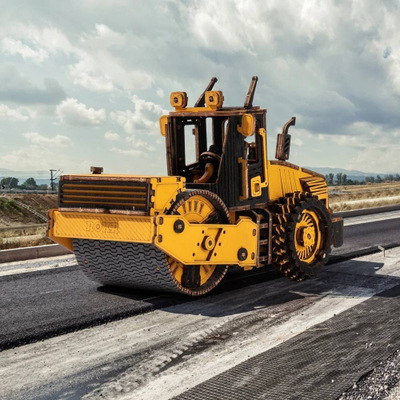 Model druri 3D ROKR Road Roller, set me 149 copa, nga 8 vjeç e sipër, shumëngjyrësh