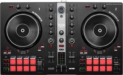 DJ контролер Hercules Inpulse 300 MK2, 2 канали, USB, црн