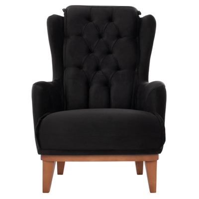 Kolltuk BENNINGTON, kadife, 75×100×100 cm HM9313.01, zezë