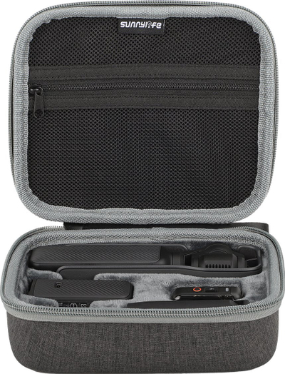 Çantë mbrojtëse Sunnylife për DJI Osmo Pocket 3, hard case për aksesore, e zezë