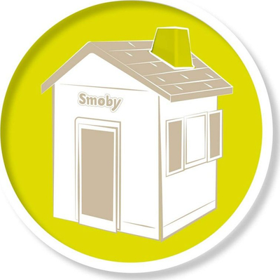 Oxhak dekorativ për shpi lodrash Smoby, plastike, me mbrojtje UV, ngjyrë limoni