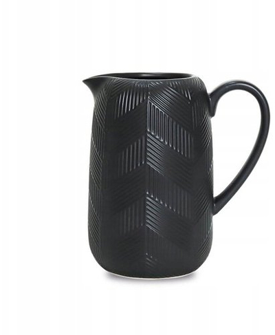 Kullë qeramike Maestro MR-20003-55, 1L, dizajn gjeometrik, e zezë