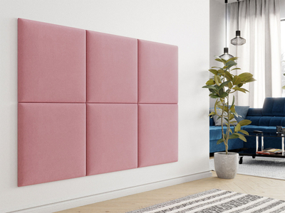 Panel muri me tapiceri Pag 60x60 (60 x 4 x 60), Rozë