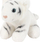 Lodër pelushi Beppe White Tiger Mascot 13718, 13cm, e bardhë