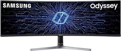 Monitor Samsung Odyssey, 49", QHD, i hirtë