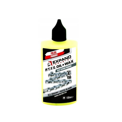 Vaj zinxhiri biçiklete Expand PTFE Oil+Wax, 100ml, për kushte të thata