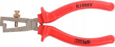 Klesta për zhvesh kabllo Sthor S0022J, 160mm, të izolume 1000V, portokalli