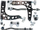 Kit këndi timoni CNC71 për BMW E9x E8x, Plug & Play, alumini 7075, i argjendtë