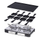 Grill elektrik Adler AD 6616 Raclette 4 në 1, 1400W, për 8 persona, i zi
