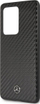 Kapak mbrapa Mercedes Benz Carbon Fiber për Samsung Galaxy S20 Ultra, TPU i butë, i zi