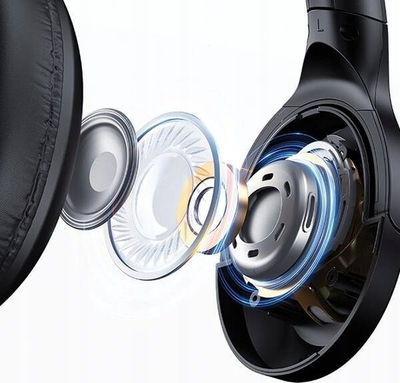 Kufje pa tela USAMS US-YH Series, Bluetooth 5.3, 40mm, bezhë