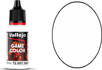 Bojë akrilike Vallejo Game Color 72001, 17ml, Skull White, e bardhë