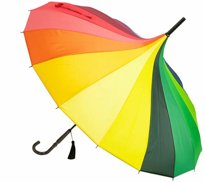 Çadër Blooming Brollies, shumëngjyrëshe