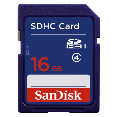 Kartë e memories SanDisk SDSDB-016G-B35, SDHC, 16 GB, Class 4