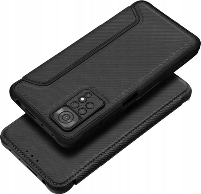 Këllëf telefoni Razor Book Case për Xiaomi Redmi Note 13 Pro Plus 5G, me kapak si libër, me xhep për kartë, i zi