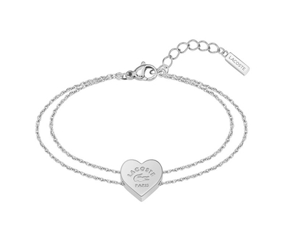 Byzylyk Lacoste Heart, i argjendtë