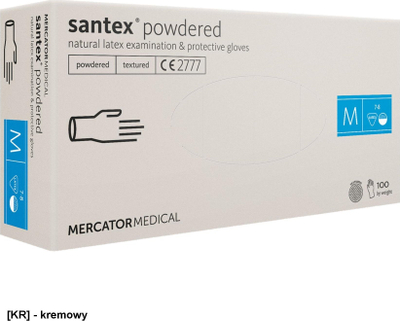 Doreza latex Mercator Santex, M, me pluhur, bezhë