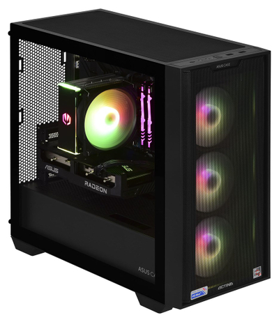Kompjuter Actina, AMD Ryzen 5 5600, 16GB RAM, 1TB SSD, AMD Radeon RX 7600, i zi