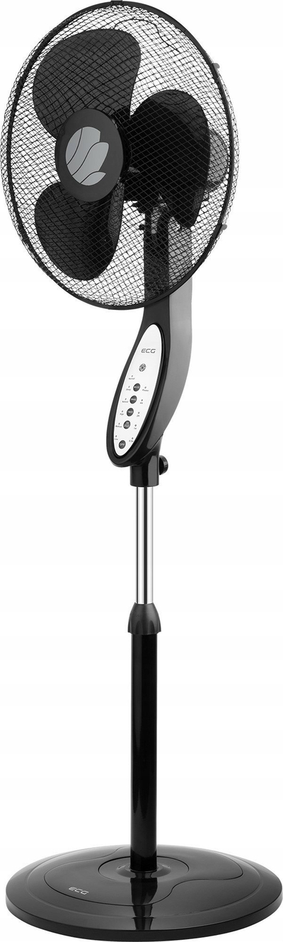 Ventilator me këmbë ECG FS 40 R, 40 cm, 50 W, i zi
