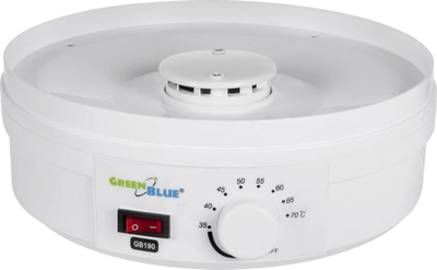 Tharëse për fruta GreenBlue GB190, 250W, 32x32cm, e bardhë