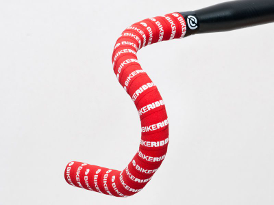 Shirit timoni Bike Ribbon SCRUB, eco leather, 2.5mm, i kuq