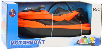 Lodër varkë me telekomandë RC Jet Ski 1:42, deri 30 km/h, gri portokalli