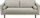 Divan klasik me 3 vende, me peliçe, 177cm, ngjyrë taupe