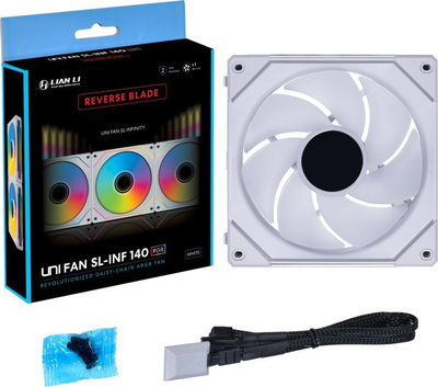 Ftohës Lian Li UNI SL-INF 140 RGB Reverse Blade (UF-RSLIN140-1W), 140 mm