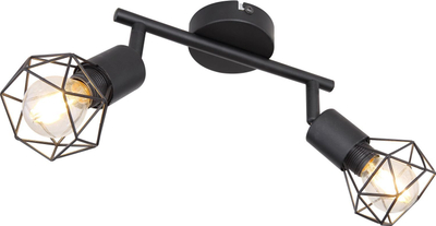 Spot tavan Globo Xara I 54802S-2, 2 drita, metal, i zi