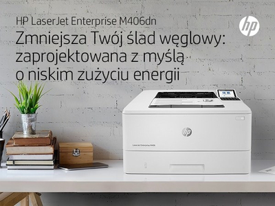 Printer HP LaserJet Enterprise M406dn, Laser, i bardhë