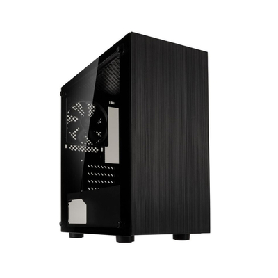 Kullë PC Kolink Stronghold M, Micro ATX, xham i temperuar, e zezë