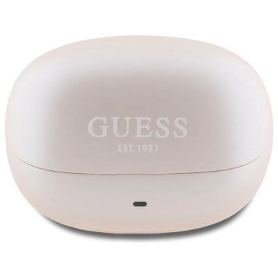 Kufje Bluetooth Guess GUTWST88MCTGP, TWS, me kuti karikimi, rozë e çelët