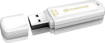 USB Transcend JetFlash 730, 128GB, USB 3.0, e bardhë