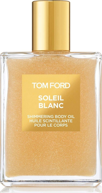 Vaj trupi Tom Ford Soleil Blanc, me shkëlqim, 100ml, i artë