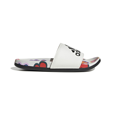 Папучи Adidas Adilette за жени, slip on, бели