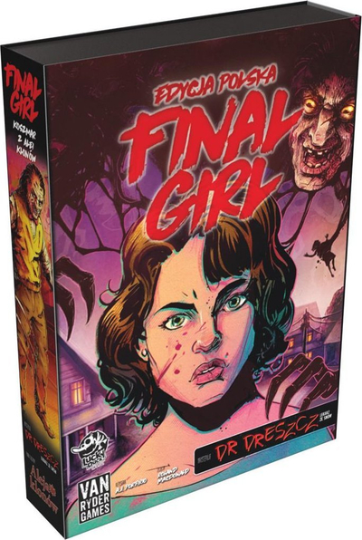 Lojë tavoline Final Girl Lucky Duck Games, zgjerim Nightmare On Maple Lane, për 1 lojtar, version polak