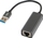 USB мрежна картичка Blow K-04, USB 3.0 во RJ45, алуминиум, црна