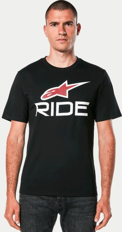 Bluzë Alpinestars Ride 4.0 CSF, T shirt, XXL, e zezë e bardhë e kuqe