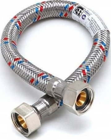 Zorrë lidhëse HYDROFLEX DN19, 60 cm, lidhje 3/4" femër femër, inoks